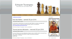 Desktop Screenshot of echiquiertourangeau.org